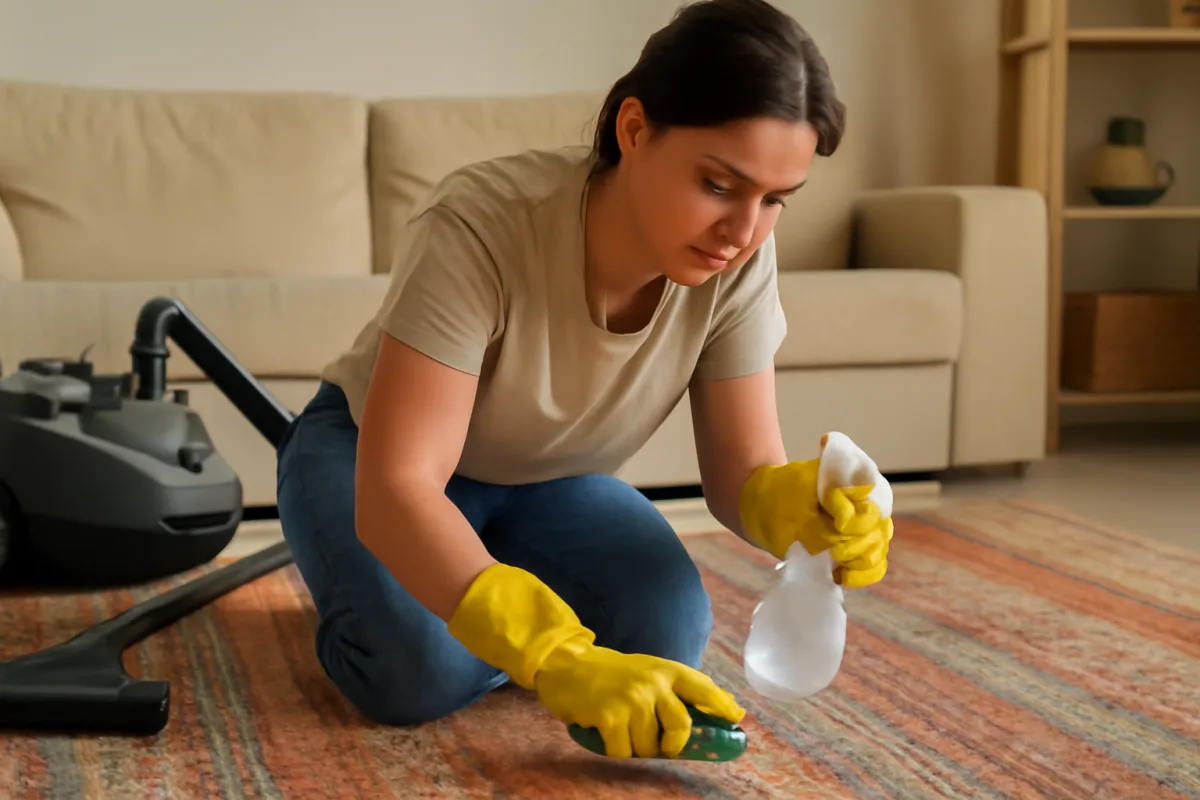 Tappeti, come si puliscono senza solventi? I passaggi efficaci per allergici e bambini