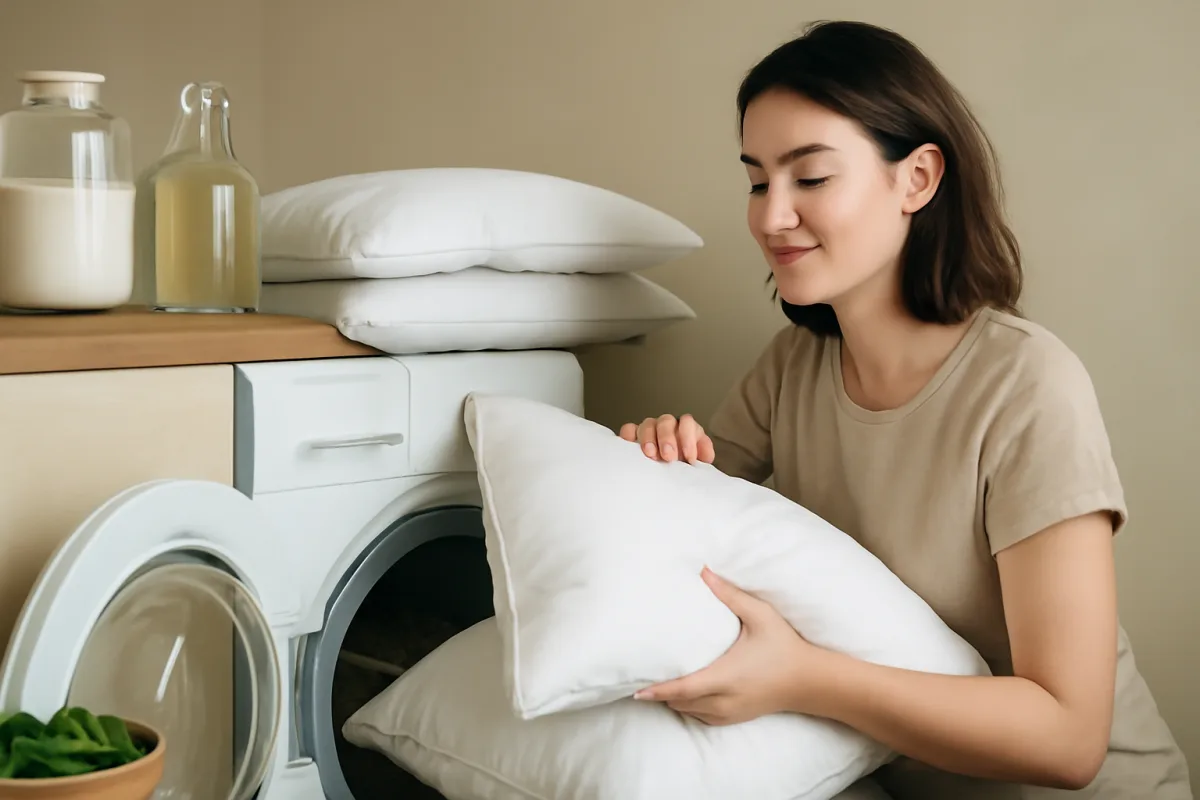 Come lavare i cuscini senza sostanze chimiche? Il metodo naturale per dormire meglio
